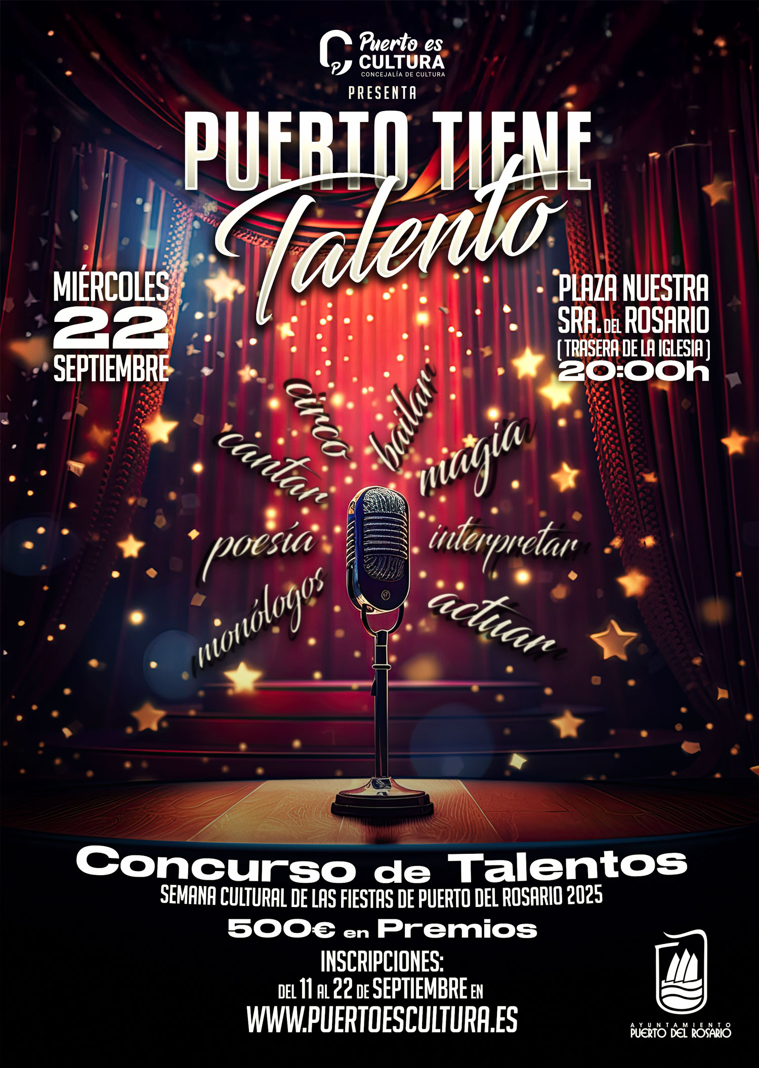 Cartel Puerto Tiene Talento 2025